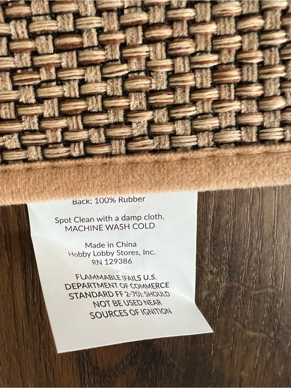 NWT Hobby Lobby Washable Mat & Sunbrella Blue Patio Pillows Bundle